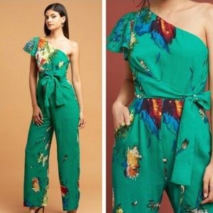 One shoulder jumpsuit